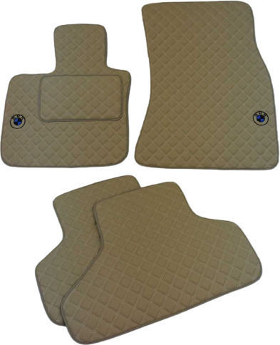3Lines Set of Front and Rear Mats 5pcs for BMW X6 Beige