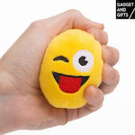 BigBuy Plush Μπάλα Emoticon 8 cm