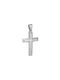 Daskalakis Men's White Gold Cross 14K