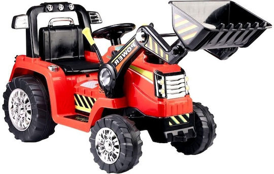 Excavator pentru copii cu pedale cu Pedale Rosu