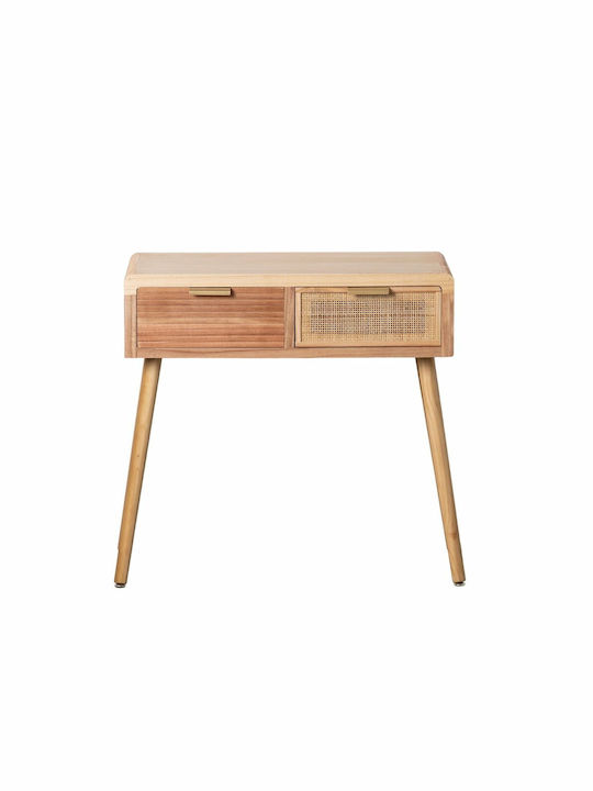 Honey Wooden Console Table Natural L80xW40xH78cm