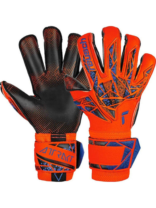 Reusch Attrakt Gold X Glueprint Adults Goalkeeper Gloves Red