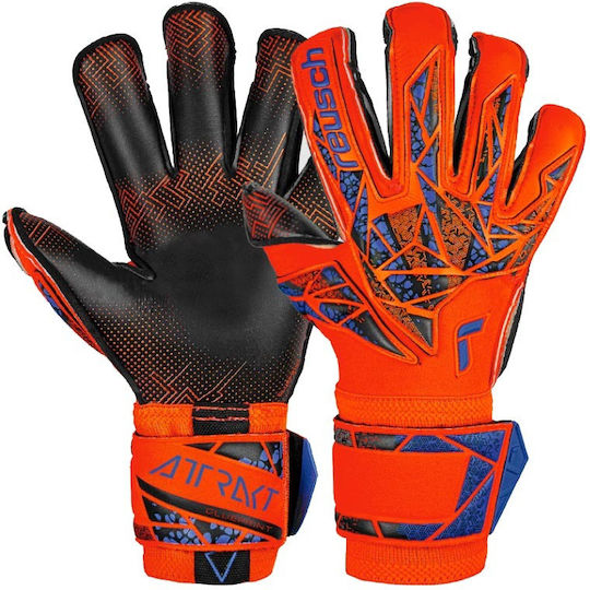Reusch Attrakt Gold X Glueprint Голмански ръкавици за Възрастни Червени