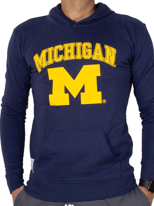 Sweatshirt with Hood Blue