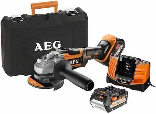 AEG Tools Bews 18-125bl-502c Polizor unghiular 125mm Baterie 2x5Ah