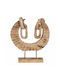 BigBuy Decorative Figure made of Wood 50x12x42cm 1pcs