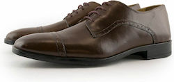 Michael Phelps Men's Leather Dress Shoes Brown