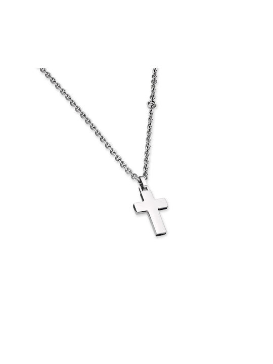 AN Jewels Men's Cross with Chain