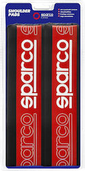 Sparco Set of 2pcs Car Seat Belt Pads Red