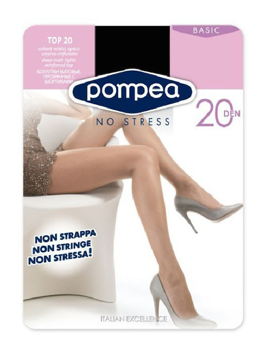 Pompea Top Γυναικείο Καλσόν 20 Den NERO/ΜΑΥΡΟ