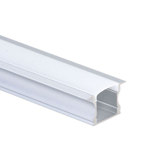 Eurospot Алуминиев Профил за LED Лента с Опал Покритие 200x2.4x1.4см.