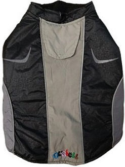 Nunbell Pet Gray Waterproof Dog Coat with 30cm Back Length