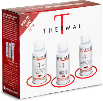 Prime Pro Extreme Set Termic De Tratamente Pentru Păr Cu Keratină Pentru Păr Electrizat 3 Bucăți