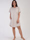 Vienetta Secret Summer Women's Nightdress Beige