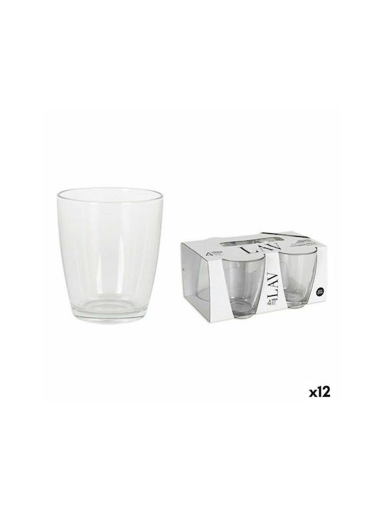 Gurallar Glass Set Water made of Crystal 340ml 4pcs