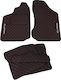 3Lines Set of Front and Rear Mats 5pcs for Seat Ibiza 2001 Black