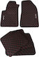 3Lines Set of Front and Rear Mats 5pcs for Alfa Romeo Giulietta 2010 - 2020 Black