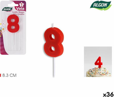 Rayen Birthday Candle Number "8" 36pcs S2229274