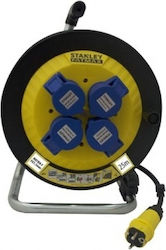 Stanley Cabluri De Prelungire Bobină Tip Industrial 4 Prize Cu Cablul De 25m Stanley Cabluri De Prelungire Bobină Tip Industrial 4 Prize Cu Cablul De 25m