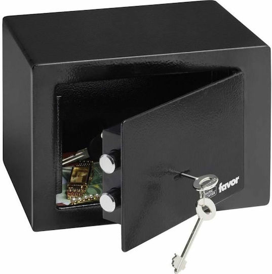 Burg Wachter Сейф с ключ Размери Д17xШ23xВ17см с Тегло 3.3кг S7181009