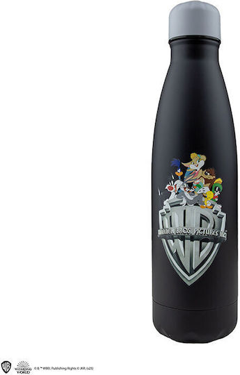 Cinereplicas Kinderflasche Rostfreier Stahl Schwarz 500ml