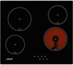 Cata Ceramic Cooktop Autonomous with Child Lock Function 59x52εκ.