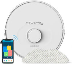 Rowenta Robot Vacuum Cleaner for Sweeping & Mopping with Mapping and Wi-Fi White