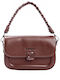 Kalliope Damen Tasche Schulter Braun