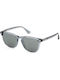 Web Unisex Sunglasses with Gray Plastic Frame and Gray Lens WE0331 84A