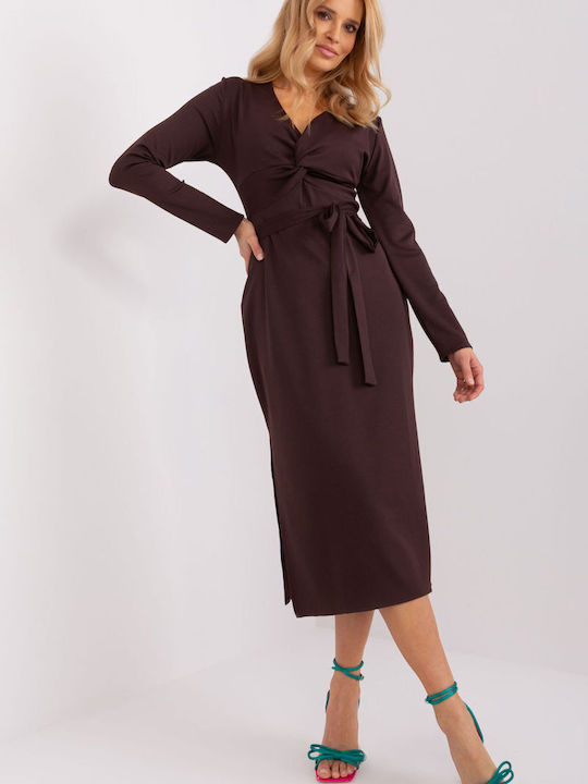 Lakerta Maxi Dress Brown