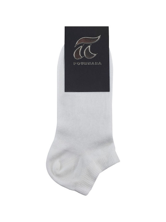 Pournara Damen Socken WHITE 1Pack