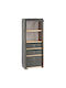 Drawers Storage Fabric with 3 Drawers L42xW38xH113cm