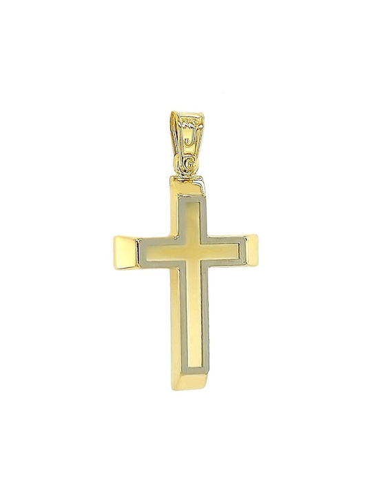 Xryseio Men's Gold Cross 14K