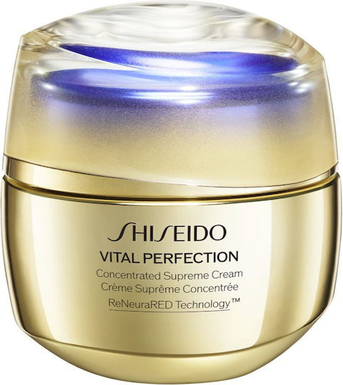 Shiseido Vital Perfection Concentrat Suprem Cremă Anti-îmbătrânire de Față cu Colagen 50ml