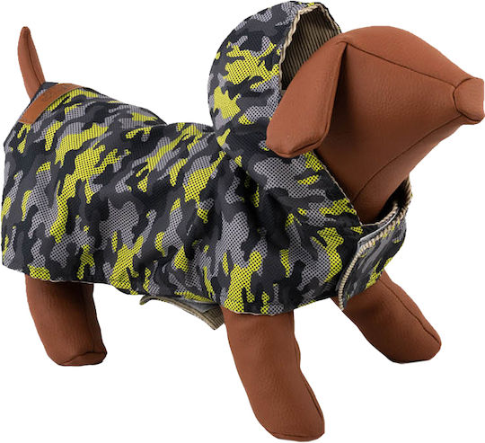 Woofmoda Green Waterproof Dog Coat Large with 37cm Back Length Variant