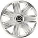 Versaco Set Capace De Roți Auto Comfort 15" Compatibilitate Mazda 4 Bucăți Argintii