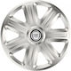 Versaco Set Capace De Roți Auto Comfort 15" Compatibilitate Fiat 4 Bucăți Argintii