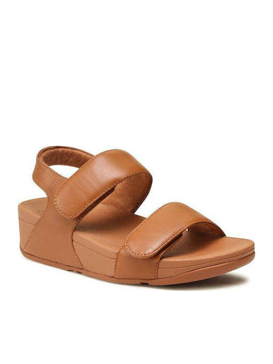 Fitflop Кожени Дамски сандали в Кафяв Цвят