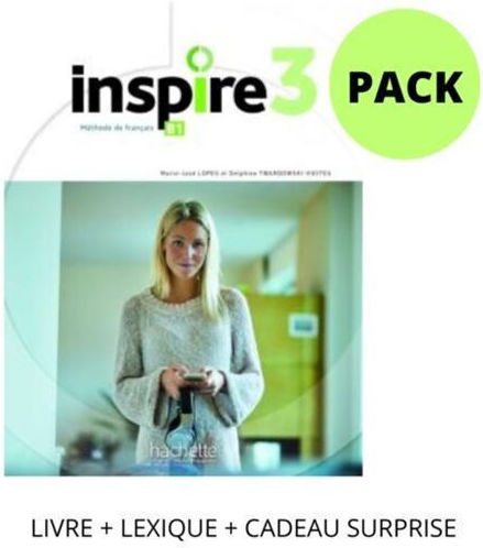 Inspire 3 Pack Livre Lexique Cadeau Surprise