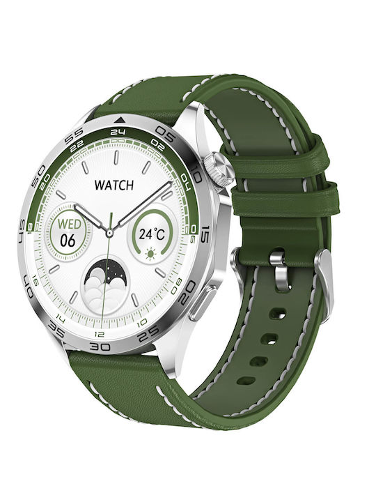 Microwear C21 Pro Smartwatch με Παλμογράφο (Πράσινο) Skroutz.gr