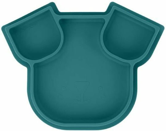 Babymoov Baby Food Plate made of Silicone Green