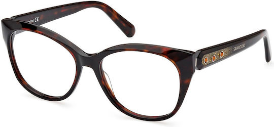 Swarovski Damen Acetat Schmetterling Braun SK5469 052