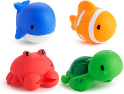 Munchkin Fețe de stropit Ocean Squirts pentru 9++ luni 4buc
