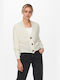 Only Women's Knitted Cardigan with Buttons Ecru