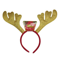 Christmas Reindeer Headband Gold