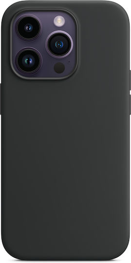 SiiPro Consolidată Back Cover Silicon Negru (iPhone 14 Pro)