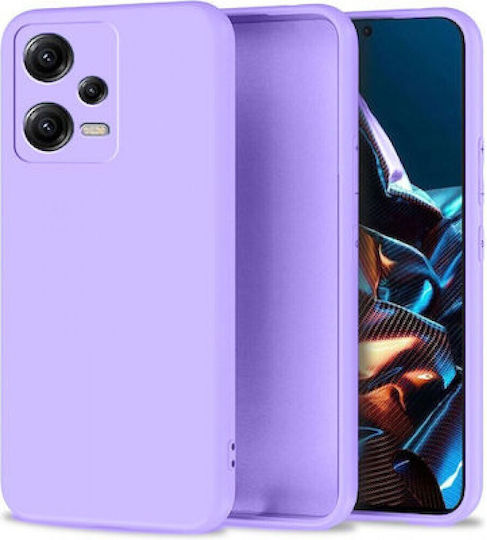 SiiPro Back Cover Σιλικόνης 2mm Μωβ (Poco X5)