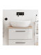 vidaXL Badezimmer-Unterschrank aus Massivholz Beech 60x40x1.5cm 355986 1Stück