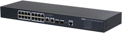 Dahua SG4020 Unmanaged L2 Switch with 18 Gigabit (1Gbps) Ethernet Ports and 2 SFP Ports