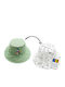 Flapjackkids Kids' Hat Bucket Fabric Sunscreen Dino Khaki